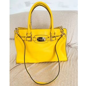 Michael Kors leather satchel